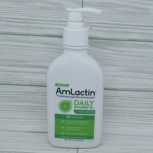 AmLactin Daily Nourish Moisturizing Body Lotion 12% Lactic Acid 7.9 oz/225g